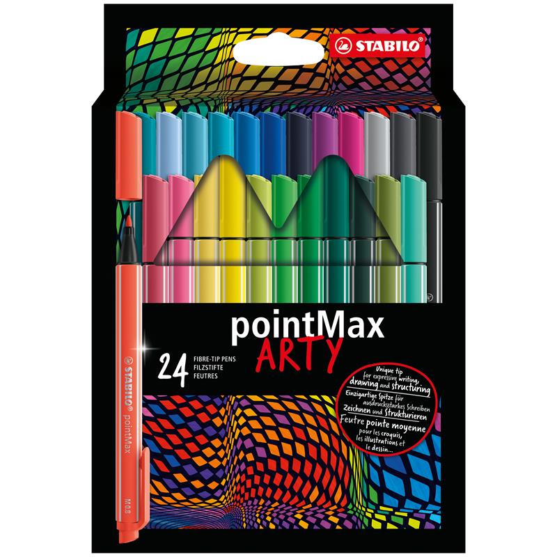 STABILO PointMax etui 24 kleuren | Stabilo