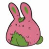 Sakura Mochi Bunny - sticker | Frilly Pops