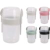 Saladebeker kunststof met bestek 1100ml | Excellent Houseware