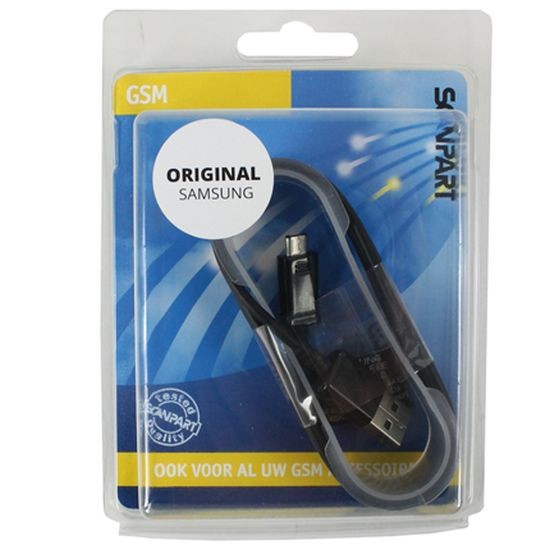 Samsung laadkabel micro zwart | Scanpart