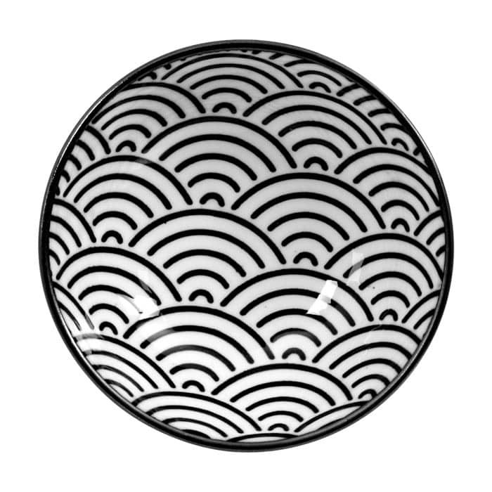 Sauskom Nippon Black - Tokyo Design Studio - Golven - 9.5 x 3cm | Tokyo Design Studio