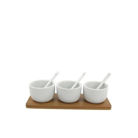 Sauzenset 7-delig met houten plank | Food for Fun