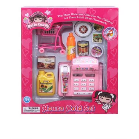 Scankassa roze met accessoires | ARO