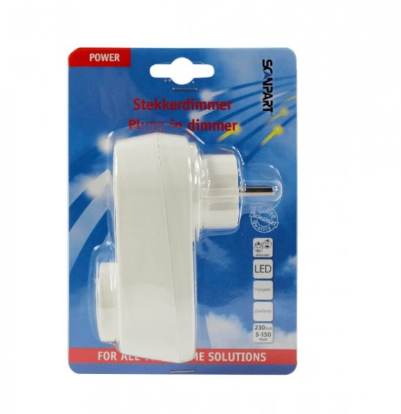Scanpart universele stekkerdimmer LED 5-150W | Scanpart