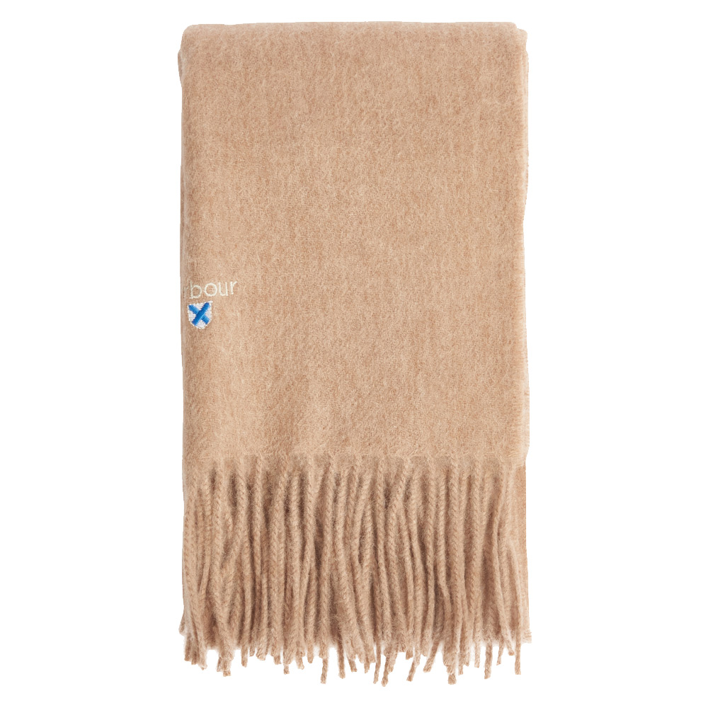Scarf Plain Lambswool Brown | Barbour
