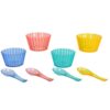 Schaal Plastic Met Lepel 4-pack |