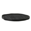 Schaal Robinia hout zwart L |