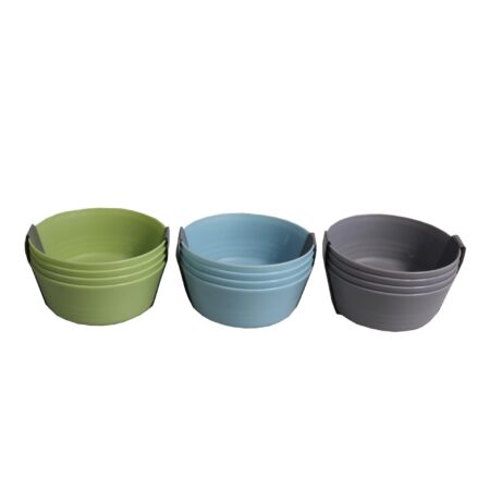 Schaaltje kunststof Ø12xH5cm set a 4 | Merkloos