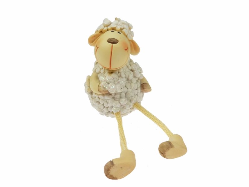 Schaap met bungelbeentjes 7cm | Gerkimex