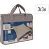 Schaduwdoek vierkant 3 meter taupe |