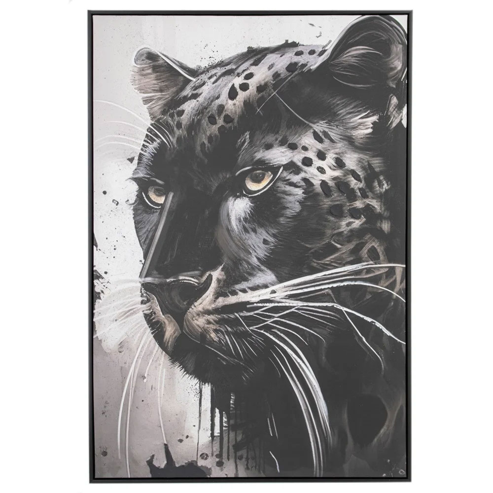 Schilderij Panter 80x120cm |