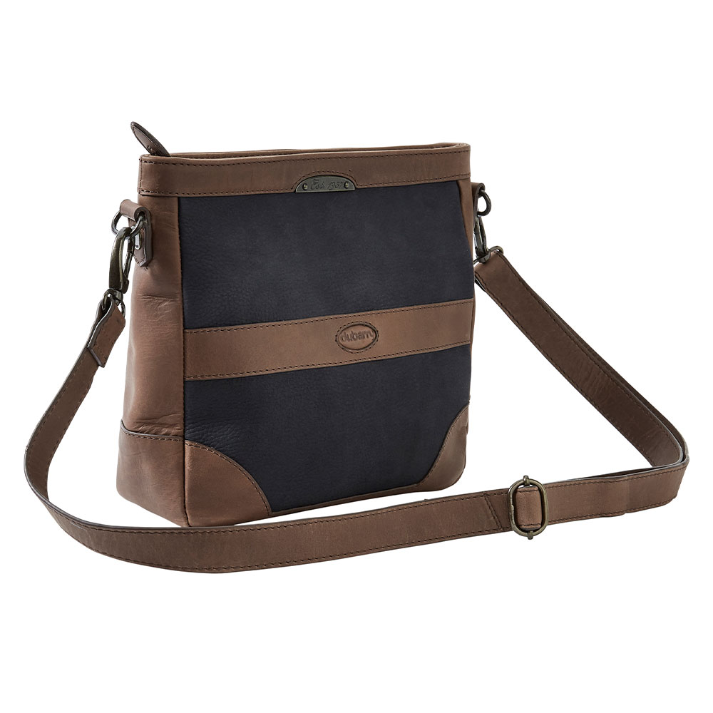 Schoudertas Ardmore Navy/brown | Dubarry
