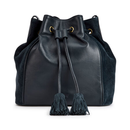 Schoudertas Bucket Doonbeg Navy | Dubarry