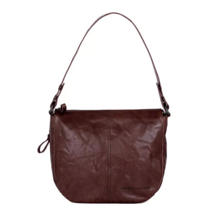 Schoudertas Carmen Dark Brown | Spikes & Sparrow