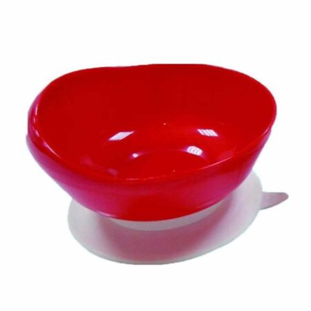 Scooper Bowl | Eetkom | Rood | Voorkomt schuiven | Onbreekbaar | Met hoge randen | PR65004-R | ThuiszorgwinkelXL