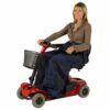 Scootmobiel beenwarmer | Gevoerd | Winddicht en waterdicht | Blauw | Splash | PR34002 | Splash