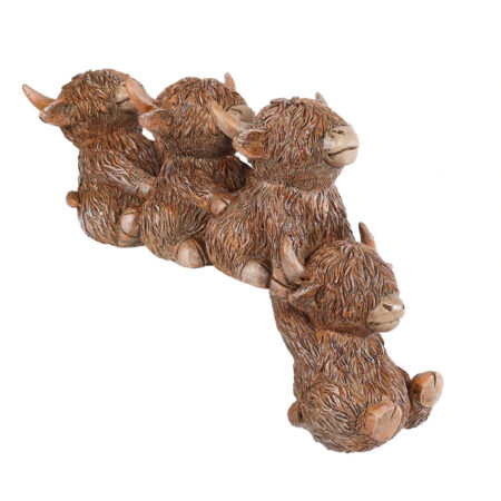 Sculptuur Hooglander bruin |