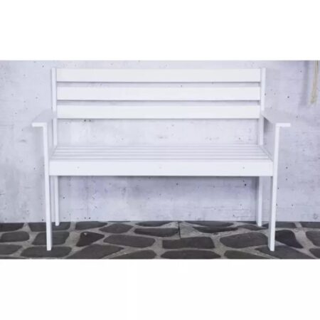 Semmy houten bankje 120cm wit | SenS