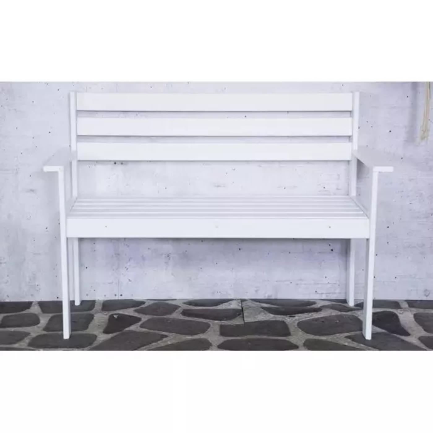 Semmy houten bankje 120cm wit | SenS