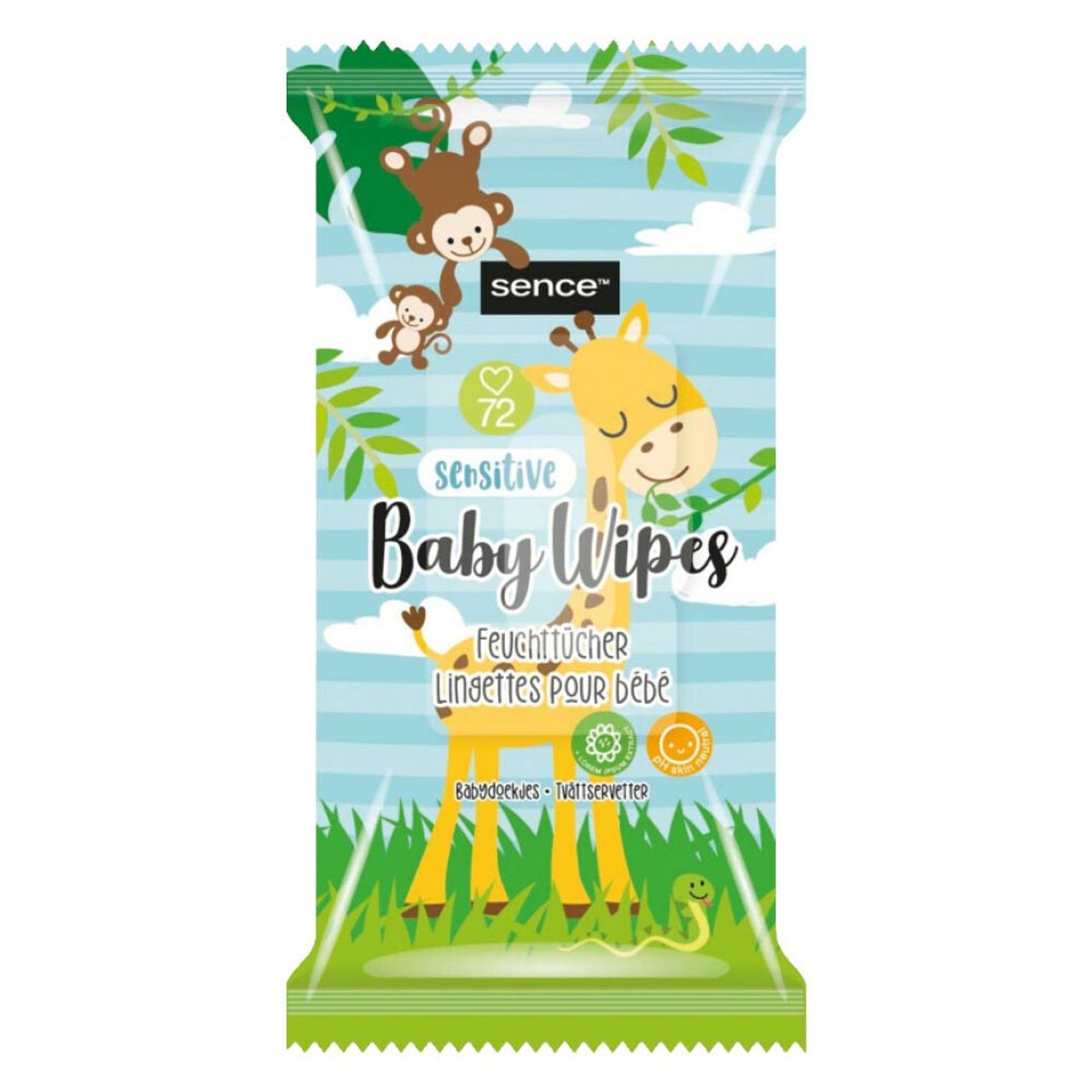 Sence Babydoekjes Sensitive 72 stuks | Sence