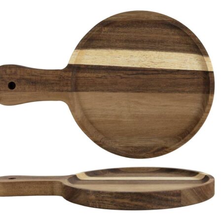Serveerplank Acacia dia.15cm | Merkloos