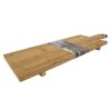 Serveerplank bamboe met voet 58x19x3cm | Merkloos