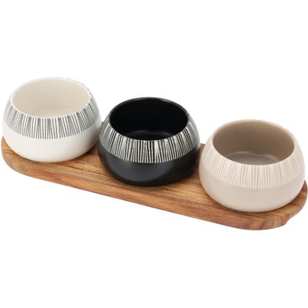 Serveerset aardewerk 4-delig | Excellent Houseware