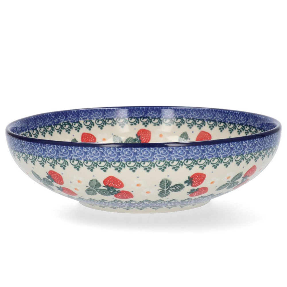 Serving bowl 1250 ml - Strawberries | Bunzlau Castle