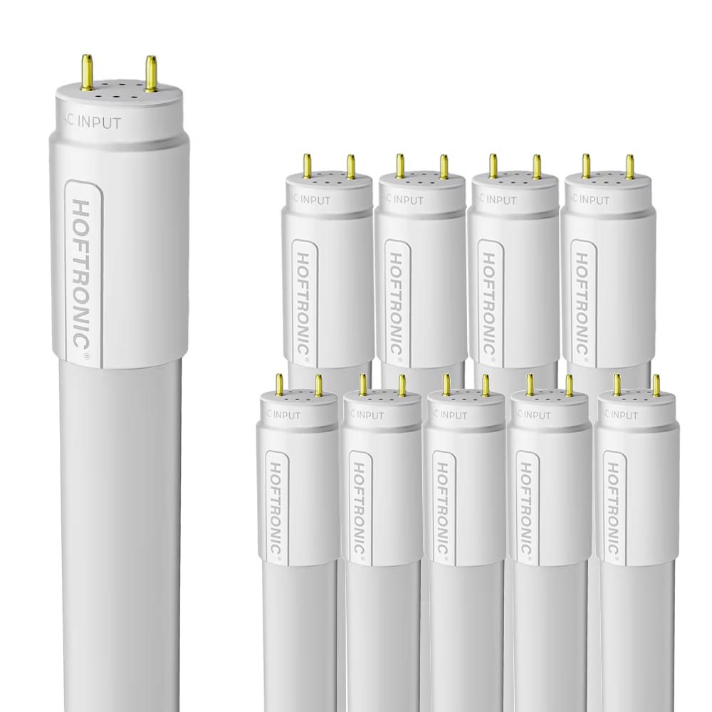 Set van 10 LED TL Buizen 150cm - T8 G13 Fitting - 24 Watt 2640 lumen (110/W) - 3000K warm wit - Flikkervrij - Vervangt 58 Watt (58W/830) - Incl. Starter | HOFTRONIC