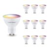 Set van 10 Smart GU10 spots - 120° - 5