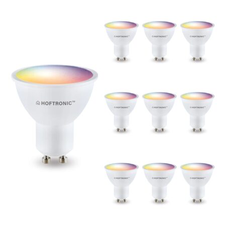Set van 10 Smart GU10 spots - 120° - 5