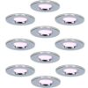 Set van 10 Venezia smart inbouwspots - IP65 waterdicht - 6 Watt 450 lumen - Wifi + Bluetooth - RGBWW - Google Home