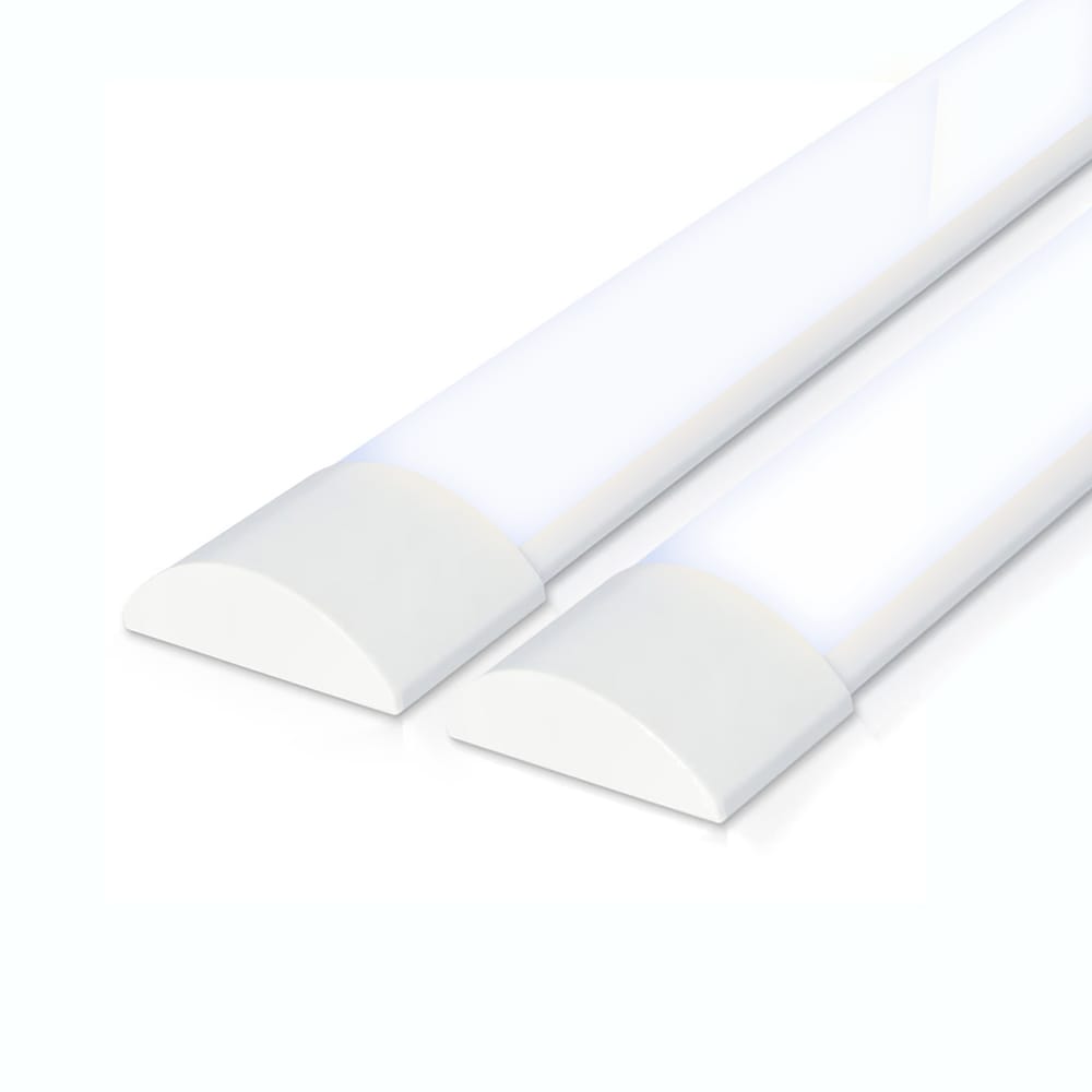 Set van 2 LED Batten 60cm - 20W 2400 lumen (120lm/W) - 6400K daglicht wit - Vervangt 160 Watt - Samsung SMD LED chips - Flikkervrij - IP20 Stofdicht - Onderbouwverlichting | HOFTRONIC