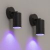 Set van 2 Lago kantelbare wandlampen - Smart - IP44 - Incl. RGBWW GU10 spotje - 4