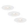 Set van 3 Bari LED inbouwspots extra plat 58mm - 3