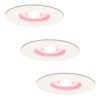 Set van 3 Bari Smart inbouwspots - IP65 waterdicht - Wifi + Bluetooth - RGBWW - GU10 - Google Home