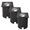 Set van 3 Cody LED Grondspots Zwart - GU10 4