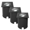 Set van 3 Cody LED Grondspots Zwart - GU10 4