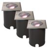 Set van 3 Cody - Smart LED Grondspot - IP67 waterdicht - 5