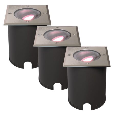 Set van 3 Cody - Smart LED Grondspot - IP67 waterdicht - 5