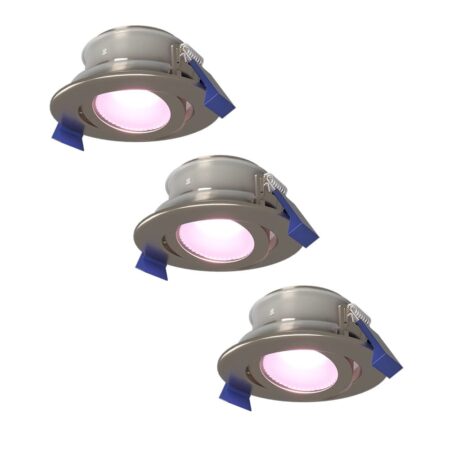 Set van 3 Lima smart inbouwspots - Wifi + Bluetooth - RGBWW - GU10 5