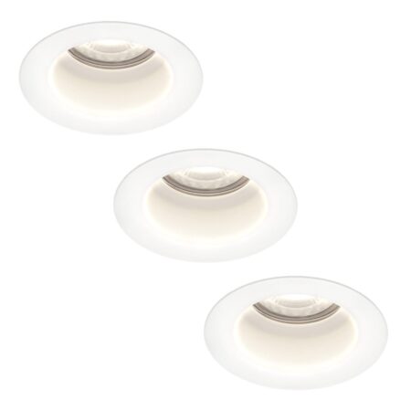 Set van 3 Mari - LED platte inbouwspots met lage inbouwdiepte 58mm - 3