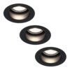 Set van 3 Mari - LED platte inbouwspots met lage inbouwdiepte 58mm - 3