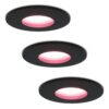 Set van 3 Porto - Smart inbouwspot - IP44 waterdicht - 5