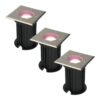 Set van 3 Ramsay Smart Grondspots buiten - Vierkant - 5