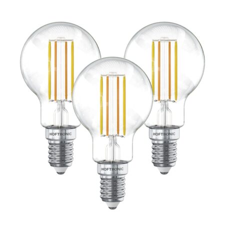 Set van 3 Smart WiFi LED Filament lamp - E14 Fitting - 4