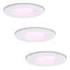 Set van 3 Venezia Smart inbouwspots - IP65 waterdicht - 6 Watt 450 lumen - Wifi + Bluetooth - RGBWW - Google Home
