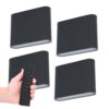 Set van 4 Dallas S LED Wandlampen - Zwart - 6 Watt 720 lumen - 3000K warm wit - Up & Down light - IP54 waterdicht - Incl. dimmer met afstandsbediening - Binnen & buiten | HOFTRONIC