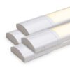 Set van 4 LED batten 120cm - 5600 lumen 40 Watt (140lm/W) - 3000K Warm Wit - Flikkervrij - IP20 voor binnen - Onderbouwverlichting - Koppelbaar | HOFTRONIC