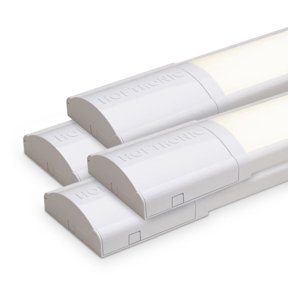 Set van 4 LED batten 120cm - 5600 lumen 40 Watt (140lm/W) - 4000K Neutraal Wit - Flikkervrij - IP20 voor binnen - Onderbouwverlichting - Koppelbaar | HOFTRONIC